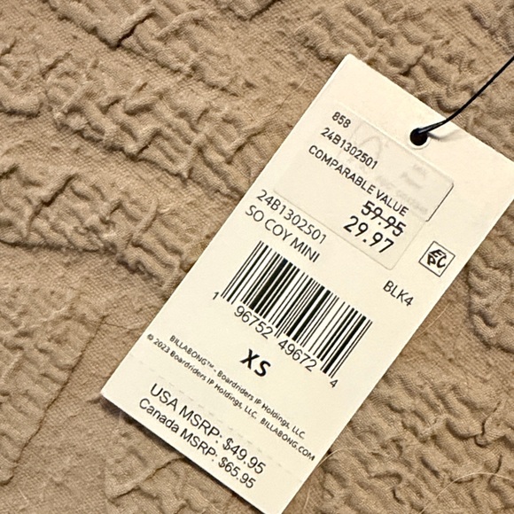 Billabong Floral Halter Dress/ cover up - Picture 5 of 5